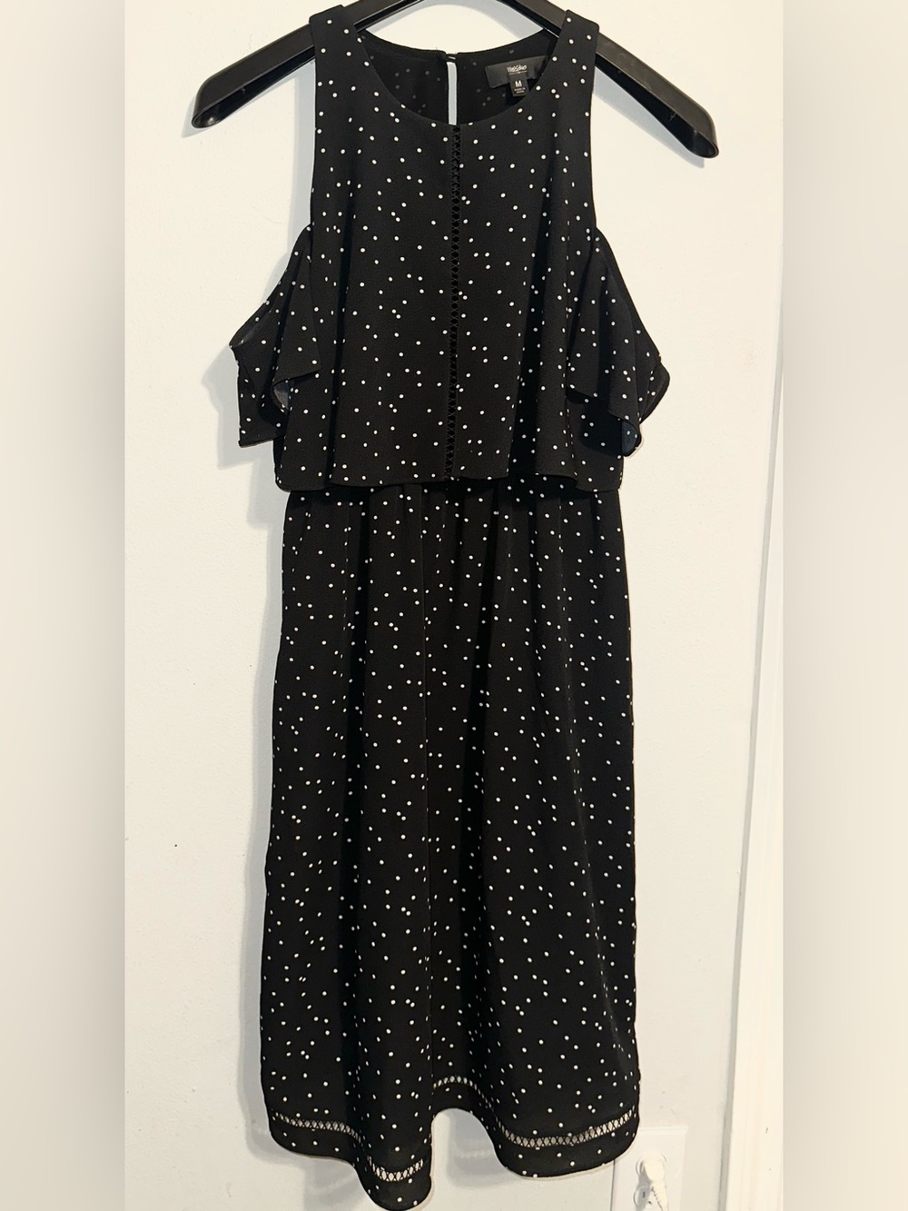 Mossimo Black and White Polka Dot Dress